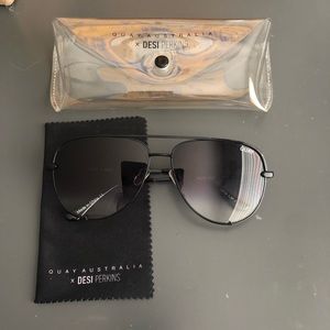 Quay x Desi High Key fade sunglasses